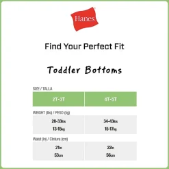 Hanes Toddler Girls 10 Pack Briefs Tucbrf