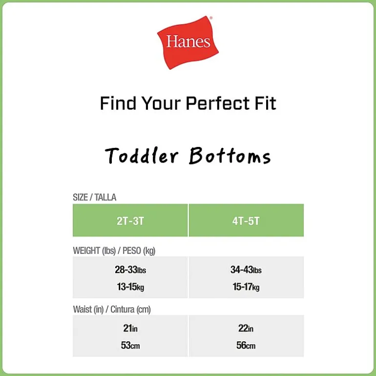 Hanes Toddler Girls 10 Pack Briefs Tucbrf