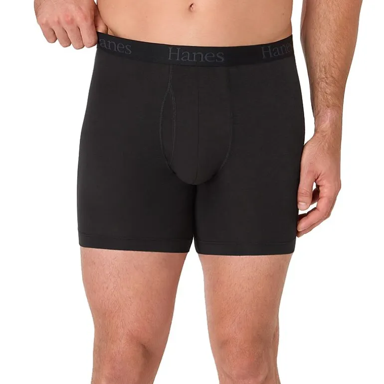 Hanes® Ultimate Big & Tall Men’s Underwear 3-Pack Comfort Flex Fit® Underwear Boxer Briefs with Total Support Pouch™ Ufsxy3