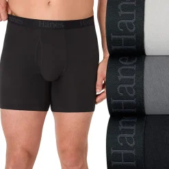 Hanes® Ultimate Big & Tall Men’s Underwear 3-Pack Comfort Flex Fit® Underwear Boxer Briefs with Total Support Pouch™ Ufsxy3