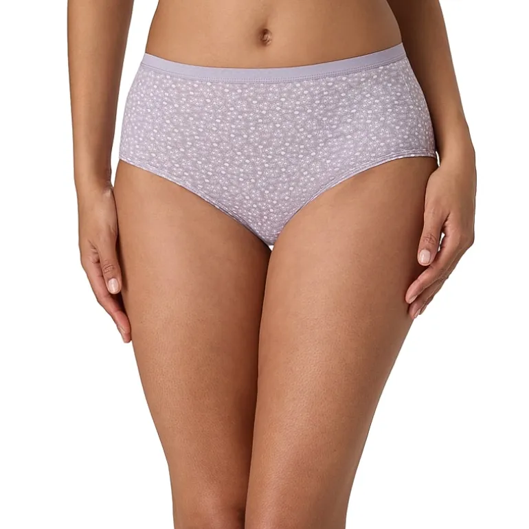 Hanes Ultimate® 6+1 Bonus Pack Breathable Cotton Brief Panties Underwear 40H7CC