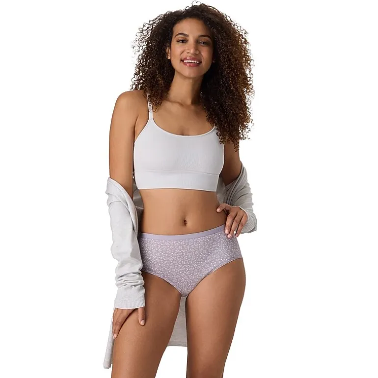 Hanes Ultimate® 6+1 Bonus Pack Breathable Cotton Brief Panties Underwear 40H7CC
