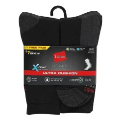 Hanes Ultimate Bonus Pack Mens 7 Pair Crew Socks