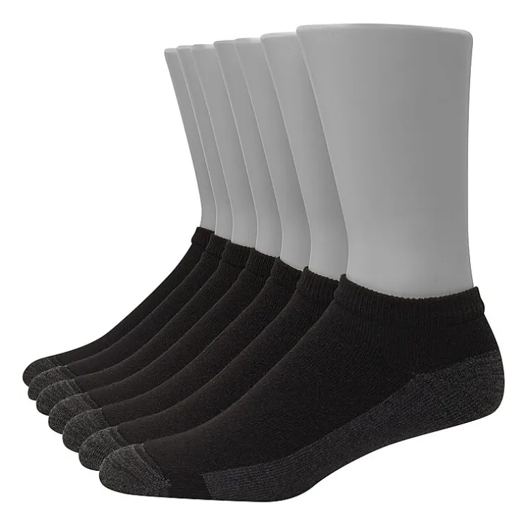Hanes Ultimate Bonus Pack Mens Multi-Pack 7 Pair Low Cut Socks
