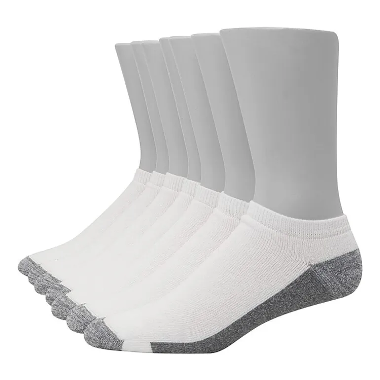 Hanes Ultimate Bonus Pack Mens Multi-Pack 7 Pair Low Cut Socks