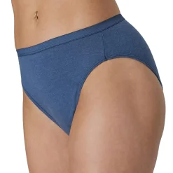 Hanes Ultimate™ Cool Comfort™ Cotton Ultra Soft Womens Average + Full Figure 6 Pack Cooling Multi-Pack High Cut Panty 43h6cc
