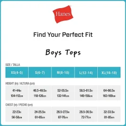 Hanes Ultimate Little & Big Boys 5 Pack U Neck Lightweight Tank