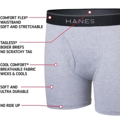 Hanes Ultimate Little & Big Boys 5 Pack Boxer Briefs