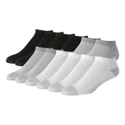 Hanes Ultimate Mens Multi-Pack 12 Pair Low Cut Socks