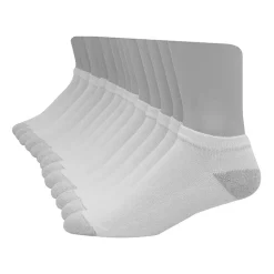 Hanes Ultimate Mens Multi-Pack 12 Pair Big and Tall Low Cut Socks