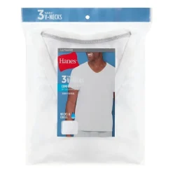 Hanes® Ultimate Men's 3-Pack ComfortBlend® V-Neck T-Shirt Undershirts
