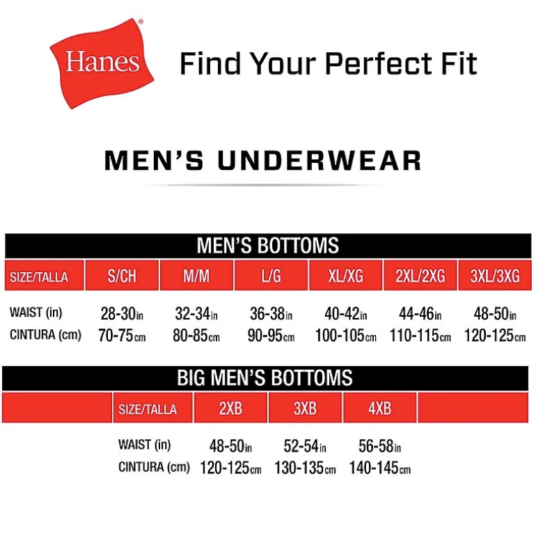 Hanes® Ultimate Men’s Underwear 4-Pack ComfortBlend® Briefs Underwear Ubbfc4