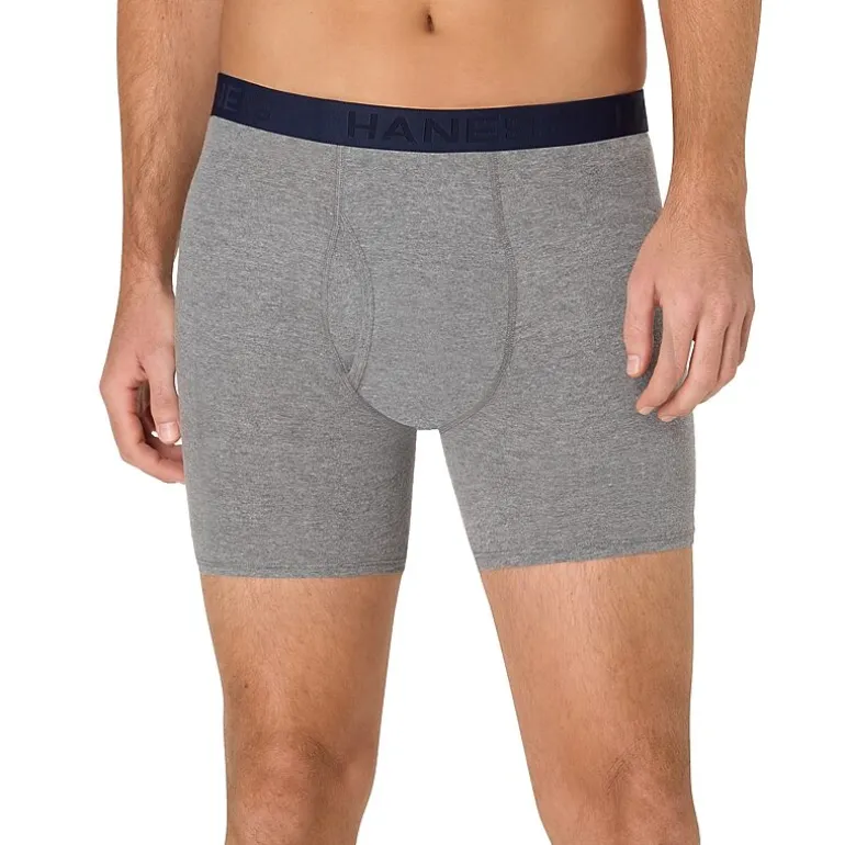 Hanes® Ultimate Men’s Underwear 3-Pack ComfortBlend® Boxer Briefs Underwear, Moisture-Wicking Ubbbb3