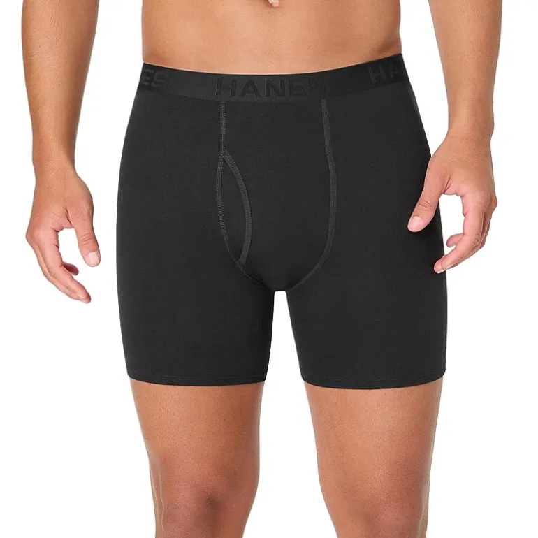 Hanes® Ultimate Men’s Underwear 3-Pack ComfortBlend® Boxer Briefs Underwear, Moisture-Wicking Ubbbb3