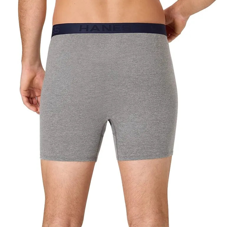 Hanes® Ultimate Men’s Underwear 3-Pack ComfortBlend® Boxer Briefs Underwear, Moisture-Wicking Ubbbb3