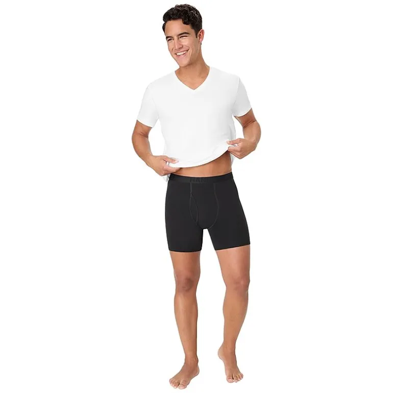 Hanes® Ultimate Men’s Underwear 3-Pack ComfortBlend® Boxer Briefs Underwear, Moisture-Wicking Ubbbb3