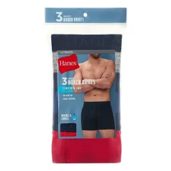 Hanes® Ultimate Men’s Underwear 3-Pack ComfortBlend® Boxer Briefs Underwear, Moisture-Wicking Ubbbb3
