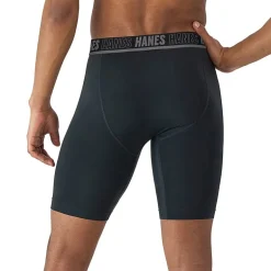 Hanes® Ultimate Men's Underwear 3-Pack Moves X-TEMP® Performance Long Leg Boxer Brief Underwear with Total Support Pouch™ Umslf3