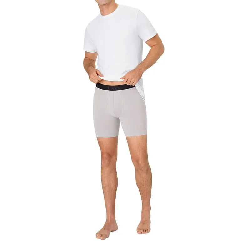 Hanes® Ultimate Men's Underwear 3-Pack Comfort Flex Fit® Boxer Briefs Underwear with Total Support Pouch™ Ufsbq3