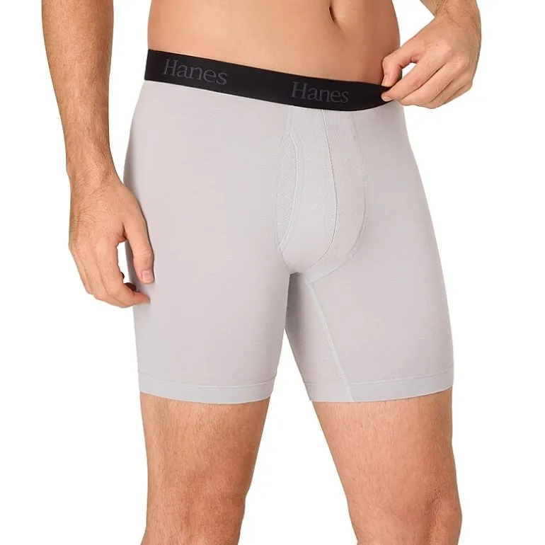 Hanes® Ultimate Men's Underwear 3-Pack Comfort Flex Fit® Boxer Briefs Underwear with Total Support Pouch™ Ufsbq3