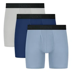 Hanes® Ultimate Men's Underwear 3-Pack Comfort Flex Fit® Boxer Briefs Underwear with Total Support Pouch™ Ufsbq3