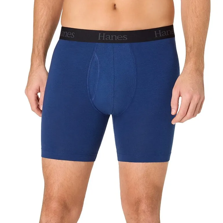Hanes® Ultimate Men's Underwear 3-Pack Comfort Flex Fit® Boxer Briefs Underwear with Total Support Pouch™ Ufsbq3