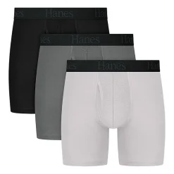 Hanes® Ultimate Men's Underwear 3-Pack Comfort Flex Fit® Boxer Briefs Underwear with Total Support Pouch™ Ufsbq3