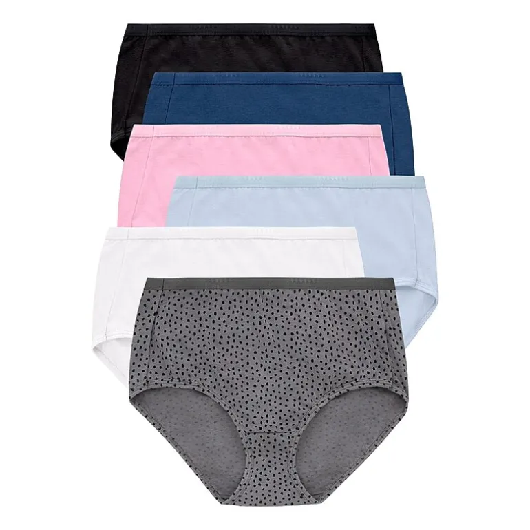 Hanes Ultimate® 6-Pack Breathable Cotton Brief Underwear 40H6CC