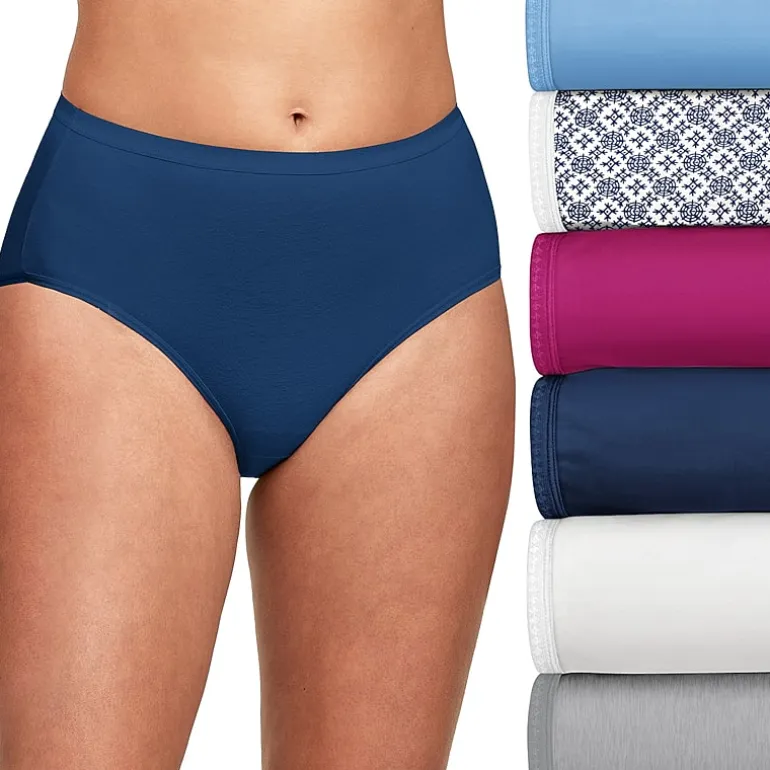 Hanes Ultimate® 6-Pack Breathable Cotton Brief Underwear 40H6CC