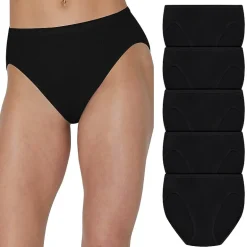 Hanes Ultimate® 5-Pack Pure Comfort High Cut Briefs Panties Underwear 43W5CS