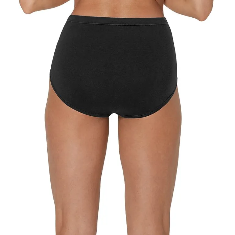 Hanes Ultimate® 5-Pack Pure Comfort High Cut Briefs Panties Underwear 43W5CS
