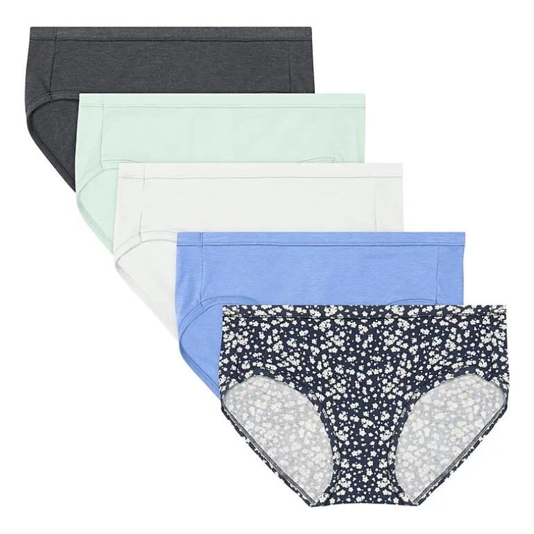 Hanes Womens Cooling Multi-Pack Hipster Panty 41w5cs