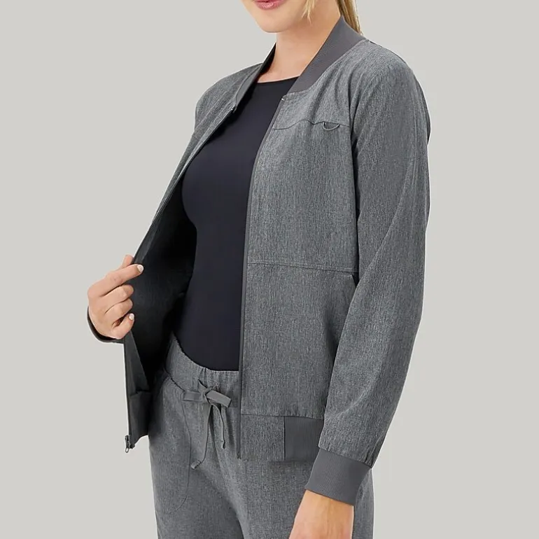 Hanes Womens Tag Free Moisture Wicking Scrub Jackets
