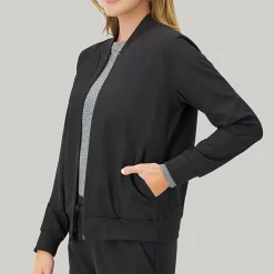 Hanes Womens Tag Free Moisture Wicking Scrub Jackets