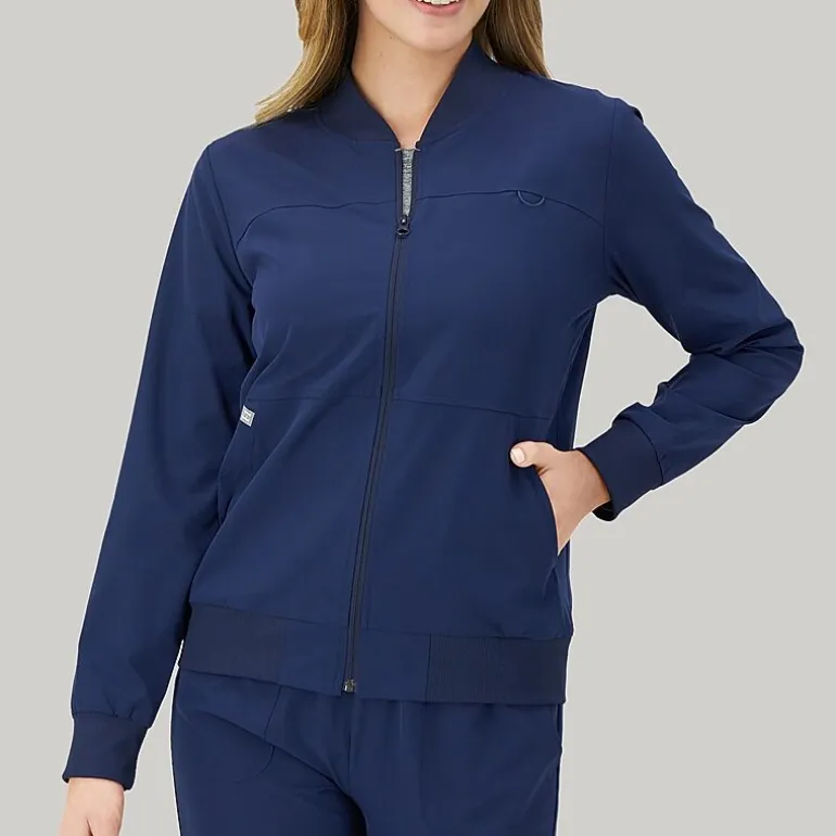 Hanes Womens Tag Free Moisture Wicking Scrub Jackets