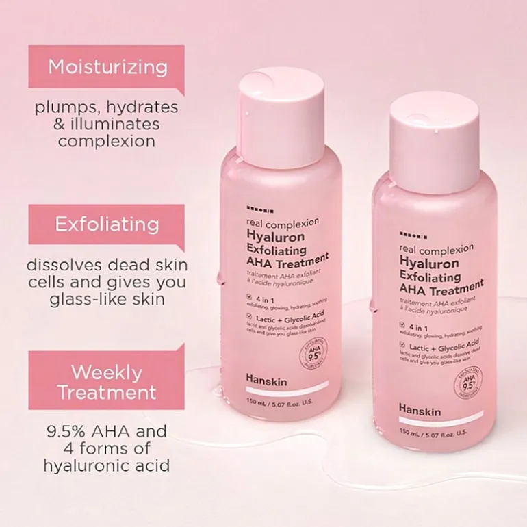 Hanskin Hyaluron Exfoliating Aha Treatment Exfoliator