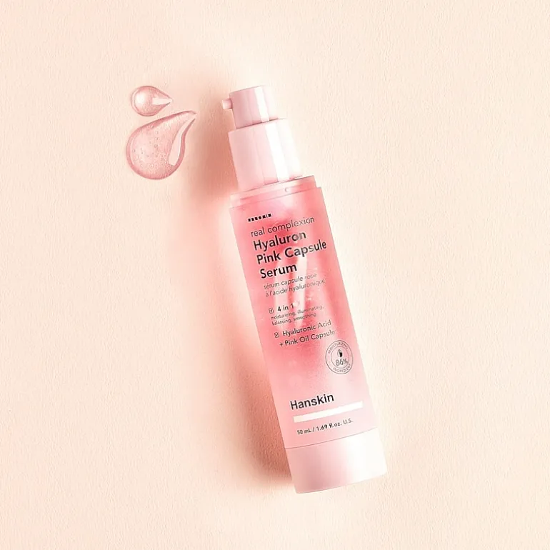 Hanskin Hyaluron Pink Capsule Serum Face Serum