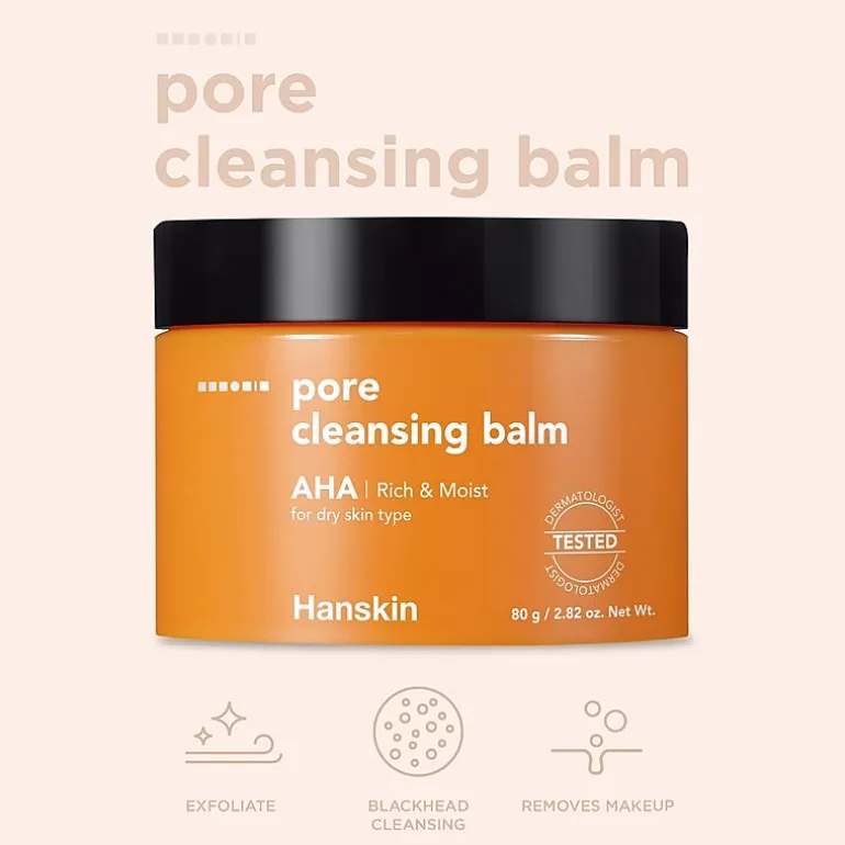 Hanskin Pore Cleansing Balm Aha Cleanser