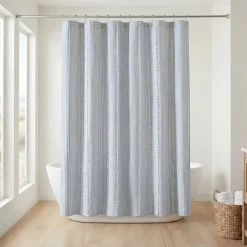 Harbor House Anslee Textured Stripe Shower Curtain