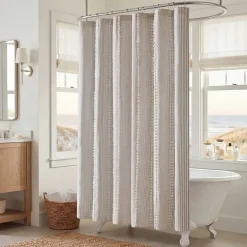 Harbor House Anslee Textured Stripe Shower Curtain