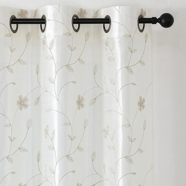 Harlow Grommet Top Light-Filtering Set of 2 Curtain Panel