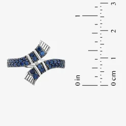 Harry Potter Womens Genuine or Lab-Created Gemstone Sterling Silver Cocktail Ring
