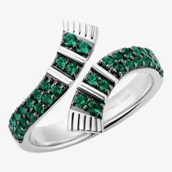 Harry Potter Womens Genuine or Lab-Created Gemstone Sterling Silver Cocktail Ring