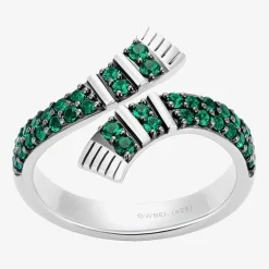 Harry Potter Womens Genuine or Lab-Created Gemstone Sterling Silver Cocktail Ring