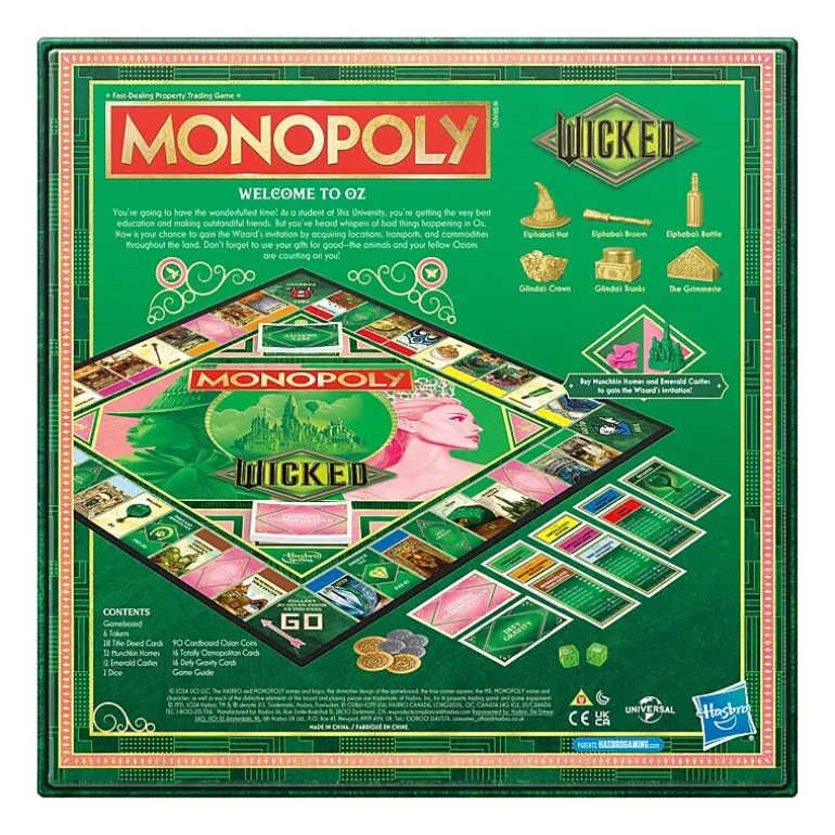 Hasbro Monopoly Wicked Edition Wicked 100-pc. Board Game