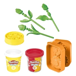 Hasbro Play-Doh Blooming Flowers Playset And Lil Flowers Bundle 19-pc. Dough