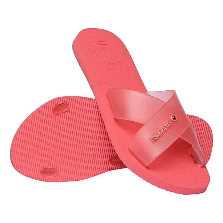 Havaianas® Womens Aqua Jelly Slide Sandals