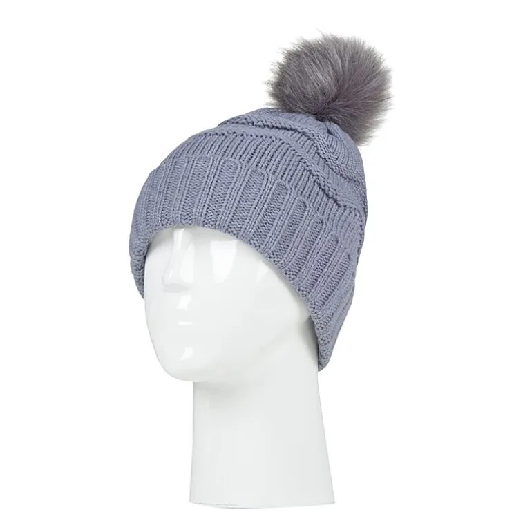 Heat Holders Womens Pom Pom Beanie