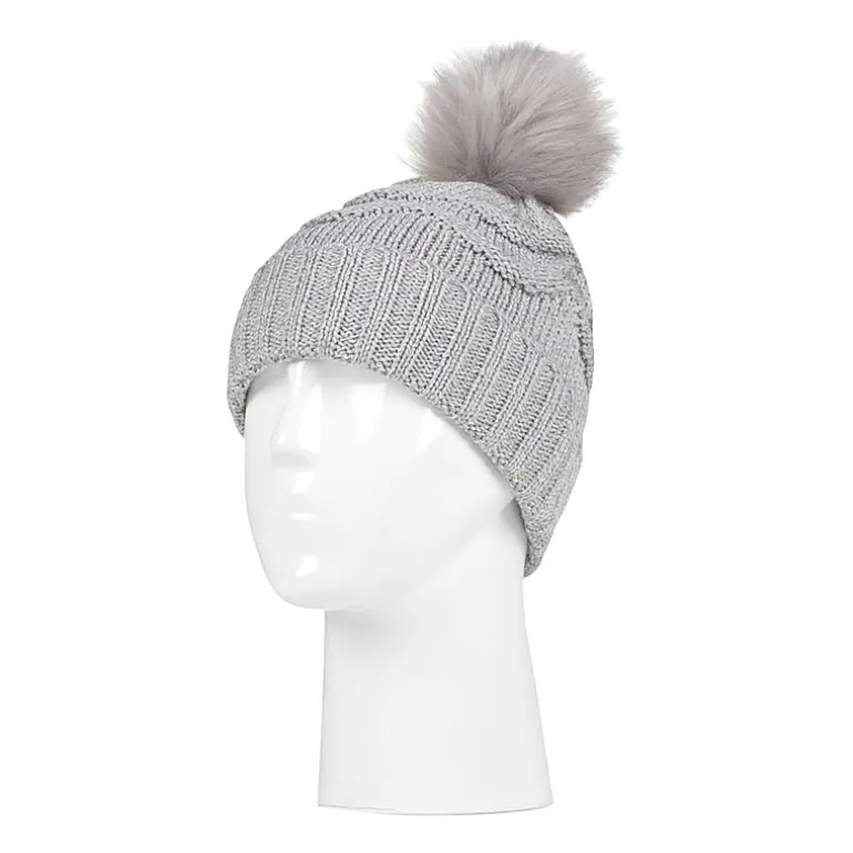 Heat Holders Womens Pom Pom Beanie