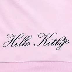 Hello Kitty Velour Full Zip Womens Juniors Long Sleeve Hello Kitty Hoodie